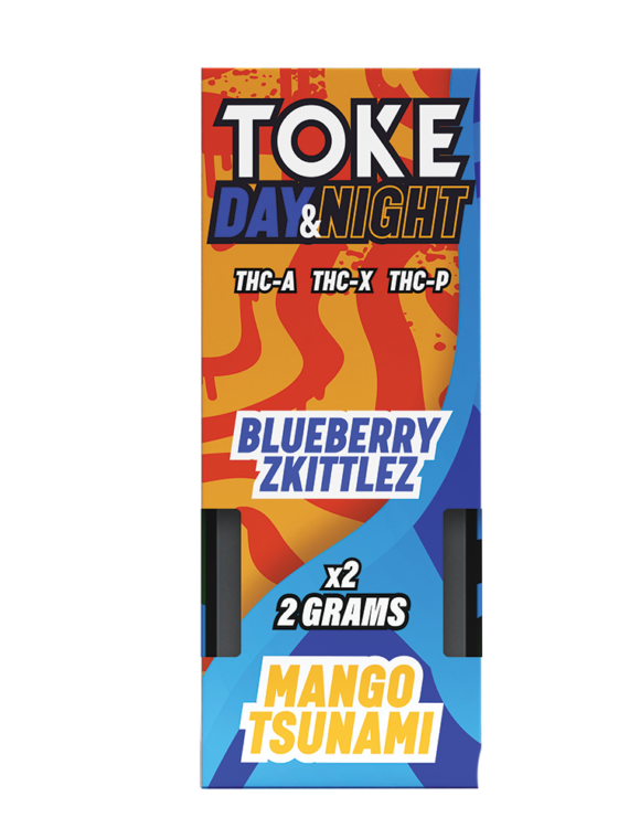 TOKE Day & Night – Blueberry Zkittles & Mango Tsunami