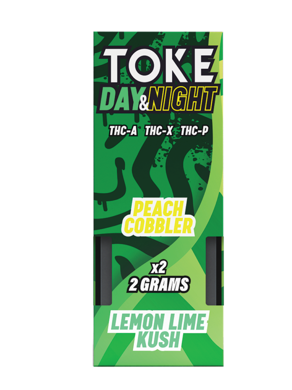 TOKE Day & Night – Lemon Lime Kush & Peach Cobbler