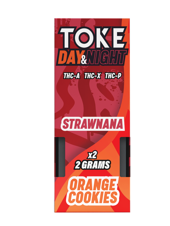 TOKE Day & Night – Strawnana & Orange Cookies
