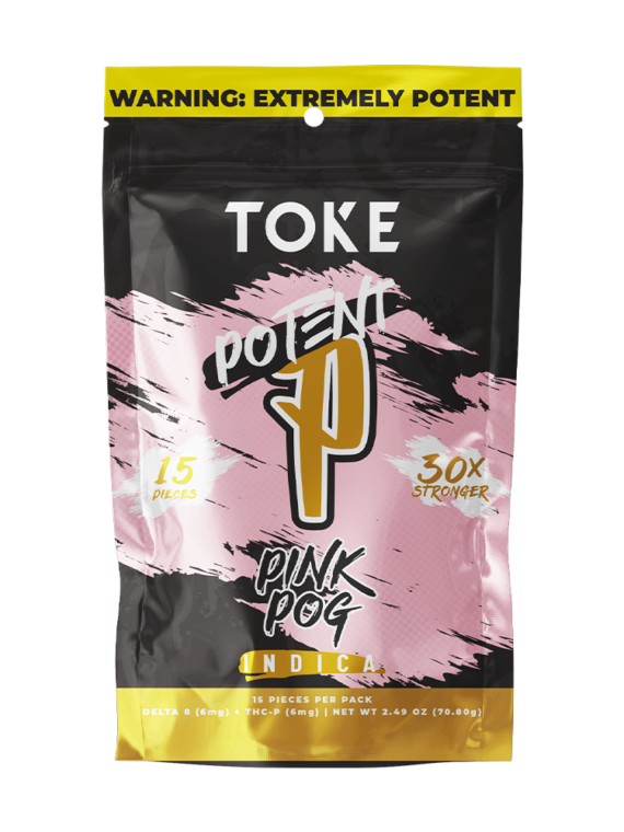 TOKE Potent P Gummies- Pink Pog
