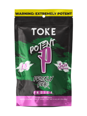 TOKE Potent P Gummies- Prickly Pear