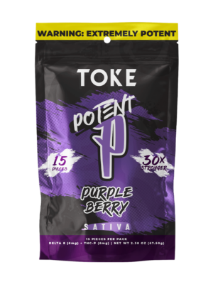 TOKE Potent P Gummies- Purple Berry