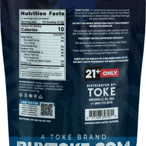 Render of Potent P XL by toke Blue Razz Back