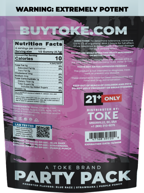 TOKE Potent P XL Party Mix Indica