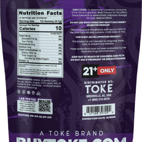 Render of Potent P XL by TOKE Purple Punch Back