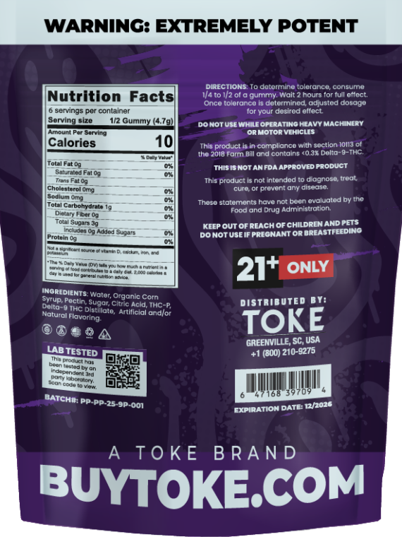 TOKE Potent P XL Purple Punch