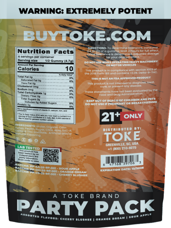 TOKE Potent P XL Party Mix Sativa